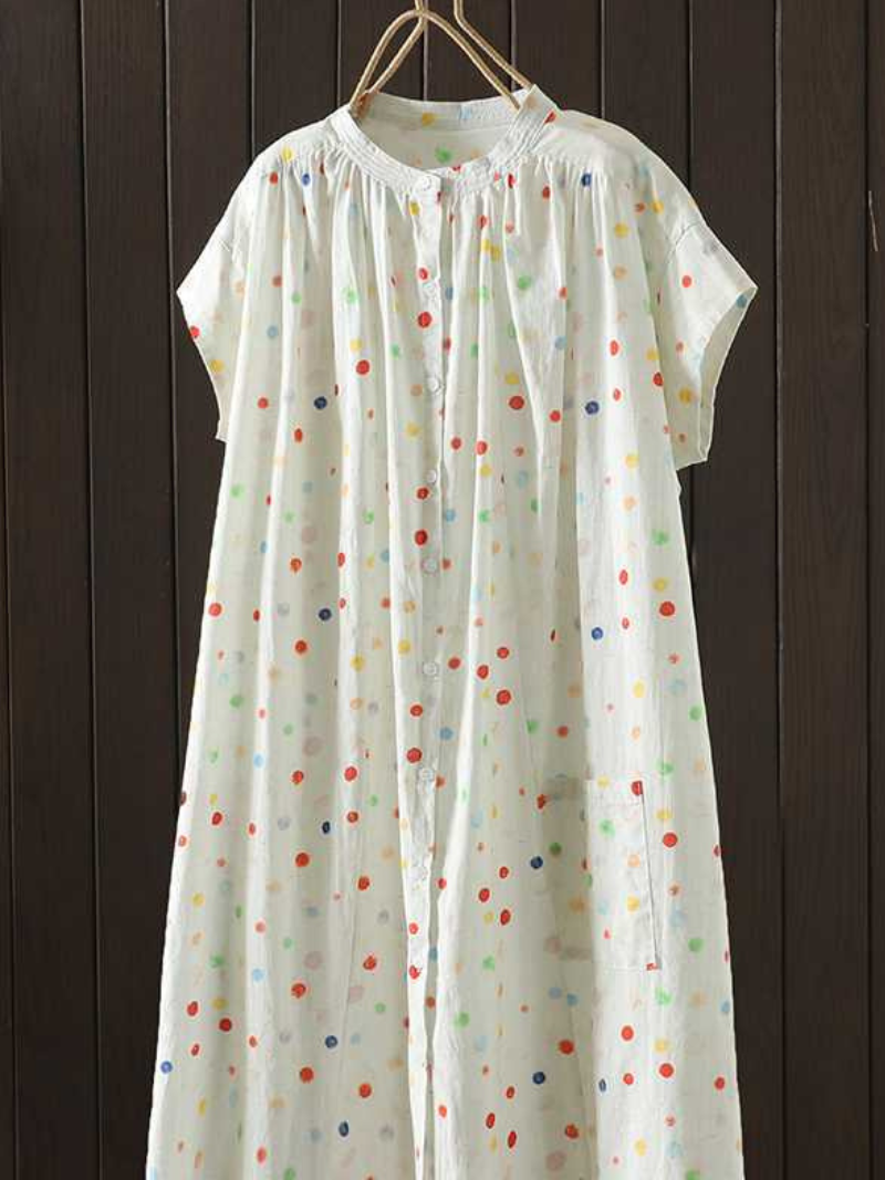   while the flowing A-line  Dress