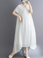Sunlit Confidence Midi Dress — Flowy, Flattering Rayon-Blend for Everyday Elegance