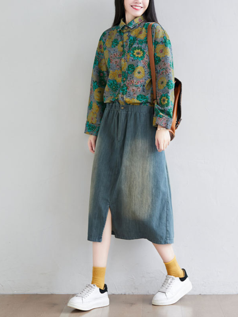 Women's Long Sleeves Shirt Dress