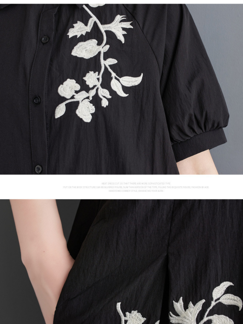 Sound of Rain Women Women's Broidered High-Wines Robe