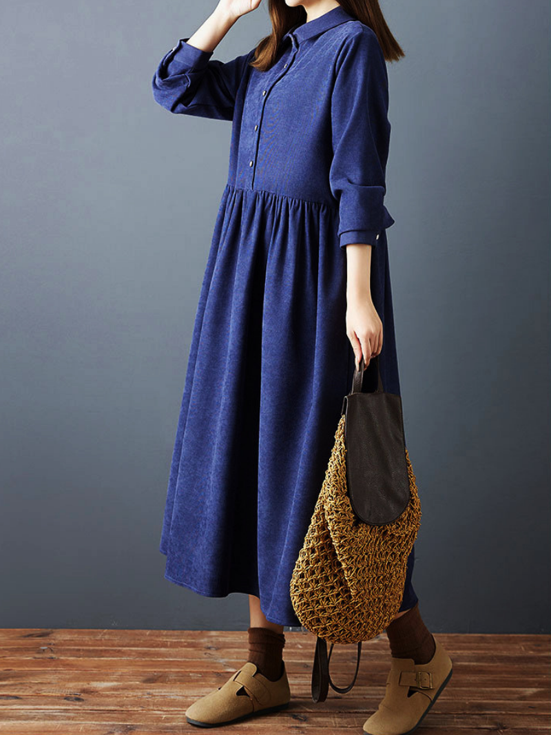 Elegant casual midi dress
