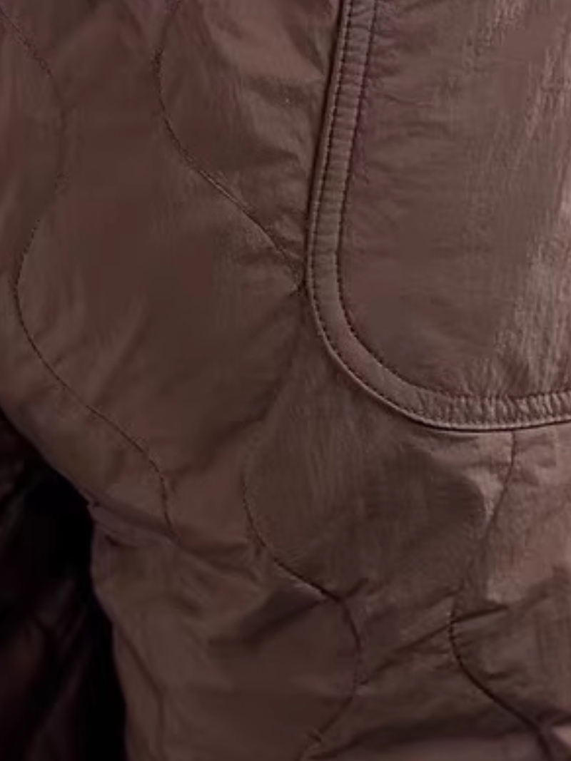 Chic Quilted Nylon Puffer Joggers, Elevated Women's Cozy Winter Pants