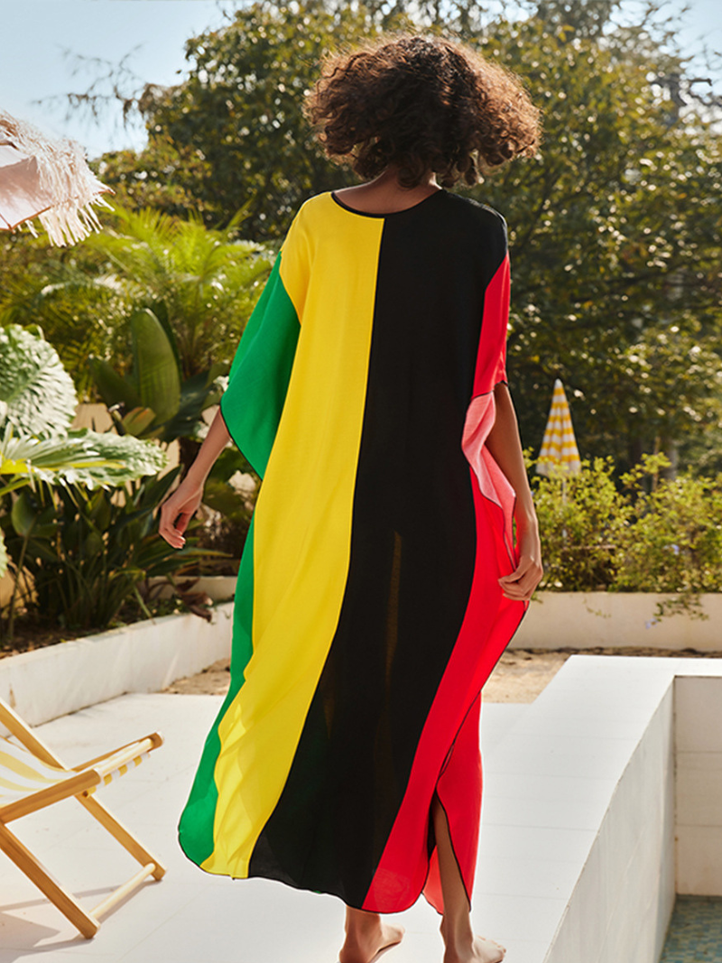 Robe de Kaftan colorée généreuse de beauté généreuse des femmes