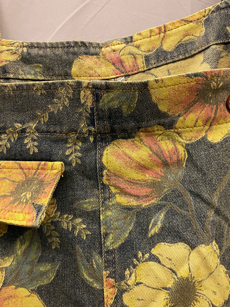 Sauter pour la joie Floral Salopets Dungaree