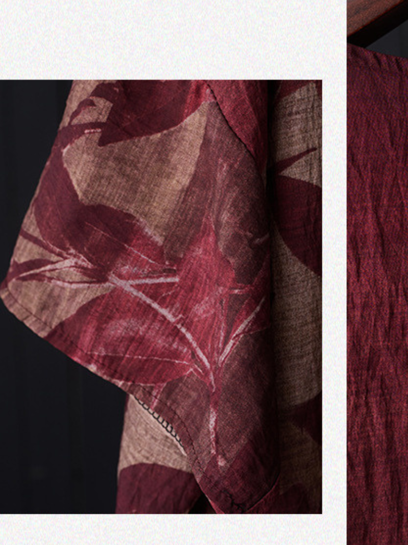 Tops de chemises à cou rond imprimées à la beauté des femmes imprimées