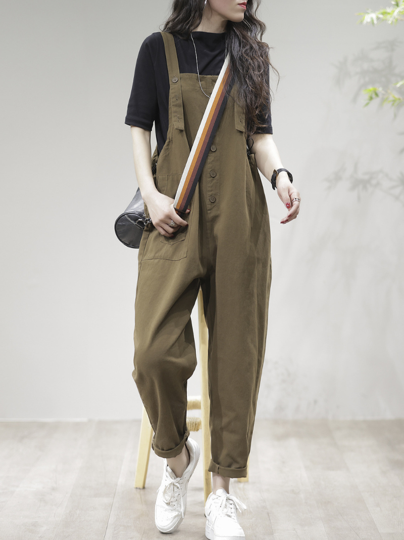 Women's Comfy Dungarees