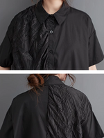Women's Collar A-Line Shirt Dress