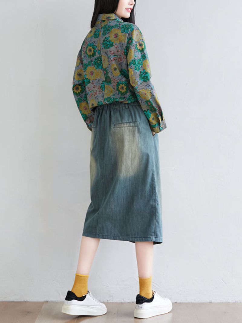 Women's Printed Shirt Dress