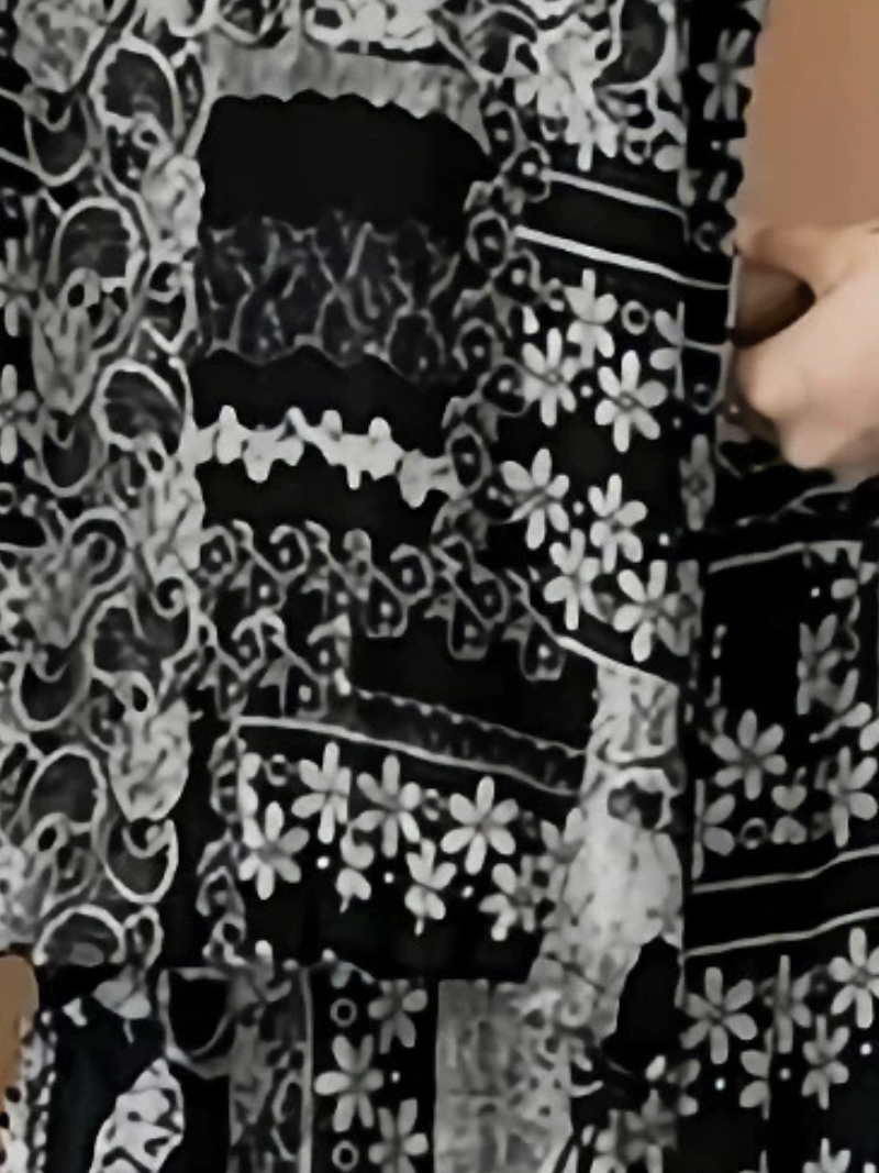 All-Day Confidence Co-ord Set — Flowing, Flattering Printed Two-Piece for Effortless Evenings