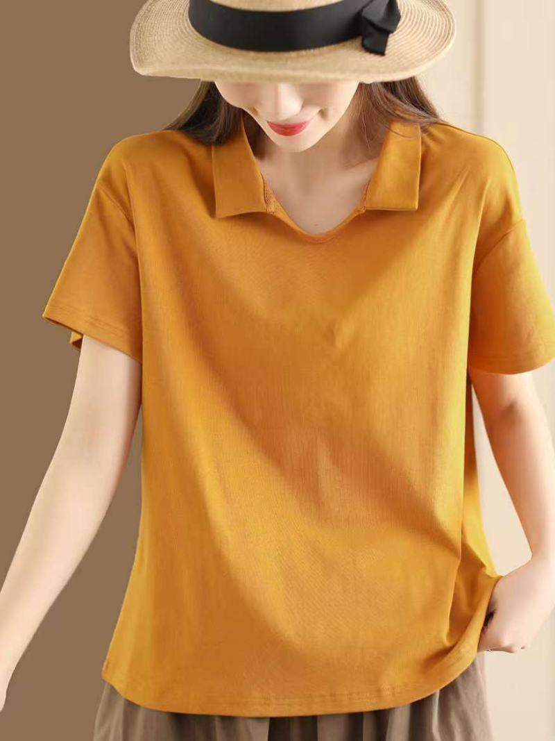 "stylish jersey Orange tops for women"

Combines material + fashion appeal.