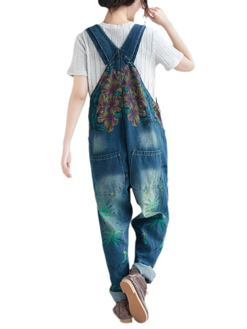 Women's Mid Waist Dungarees
