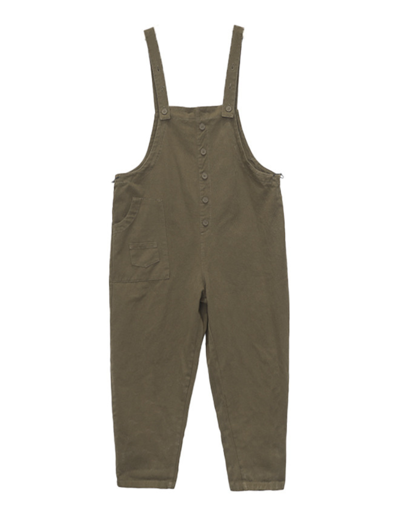 Women's Loose Waist Dungarees