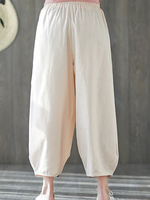 Breezy Weekend Confidence Linen Pants — Embroidered Hem, Effortless, Flattering Fit