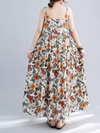 Women's Floral Flower  A-Line Dress