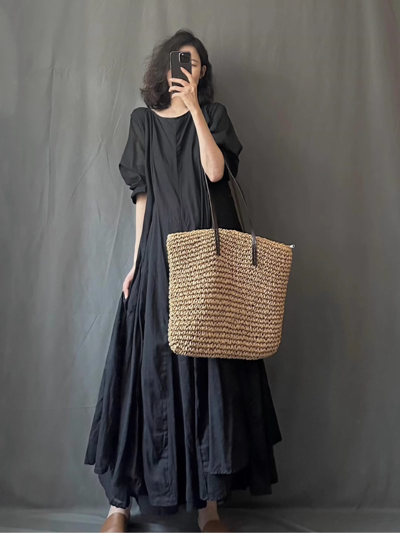 Élégance et confort pour femmes Robe A-Line Lightweight Spring and Summer