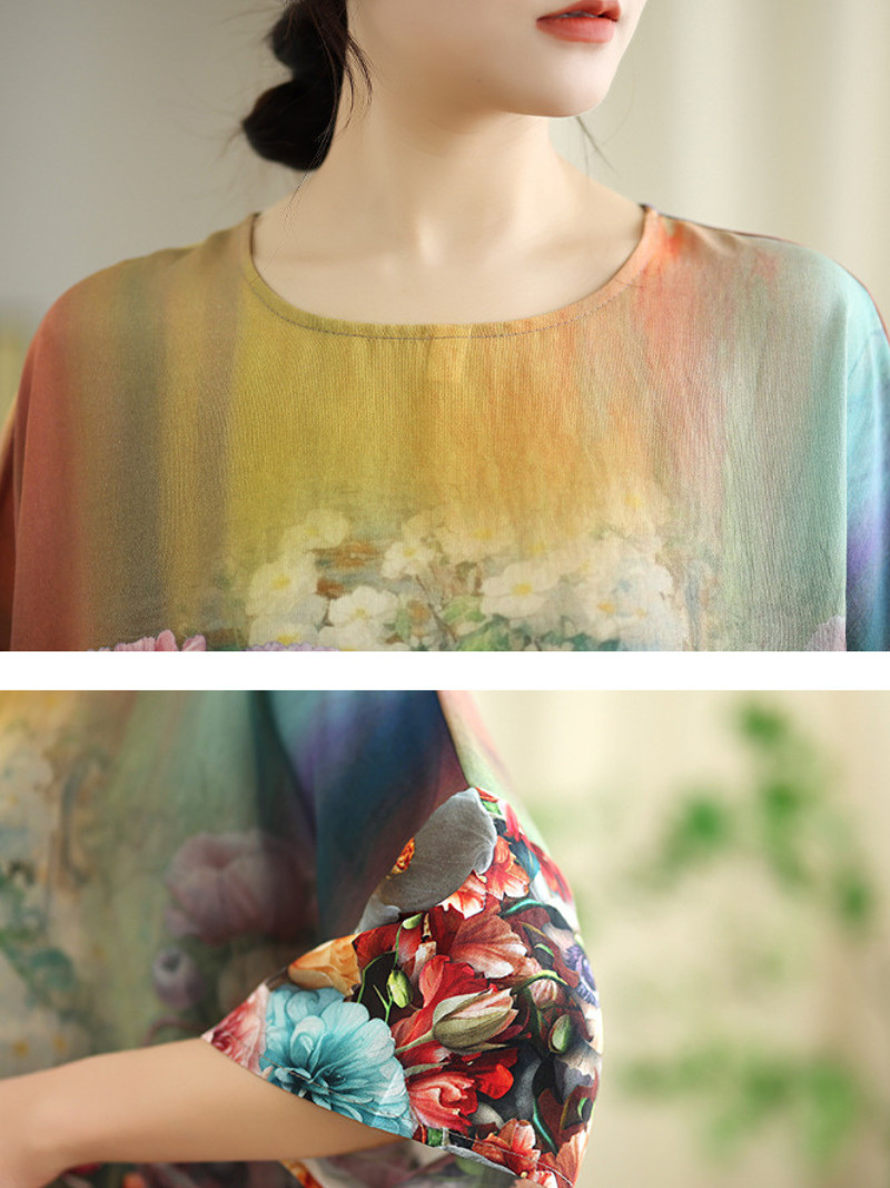 Feel-Good Floral Blouse — Effortless Chiffon Blend for Everyday Polished Style