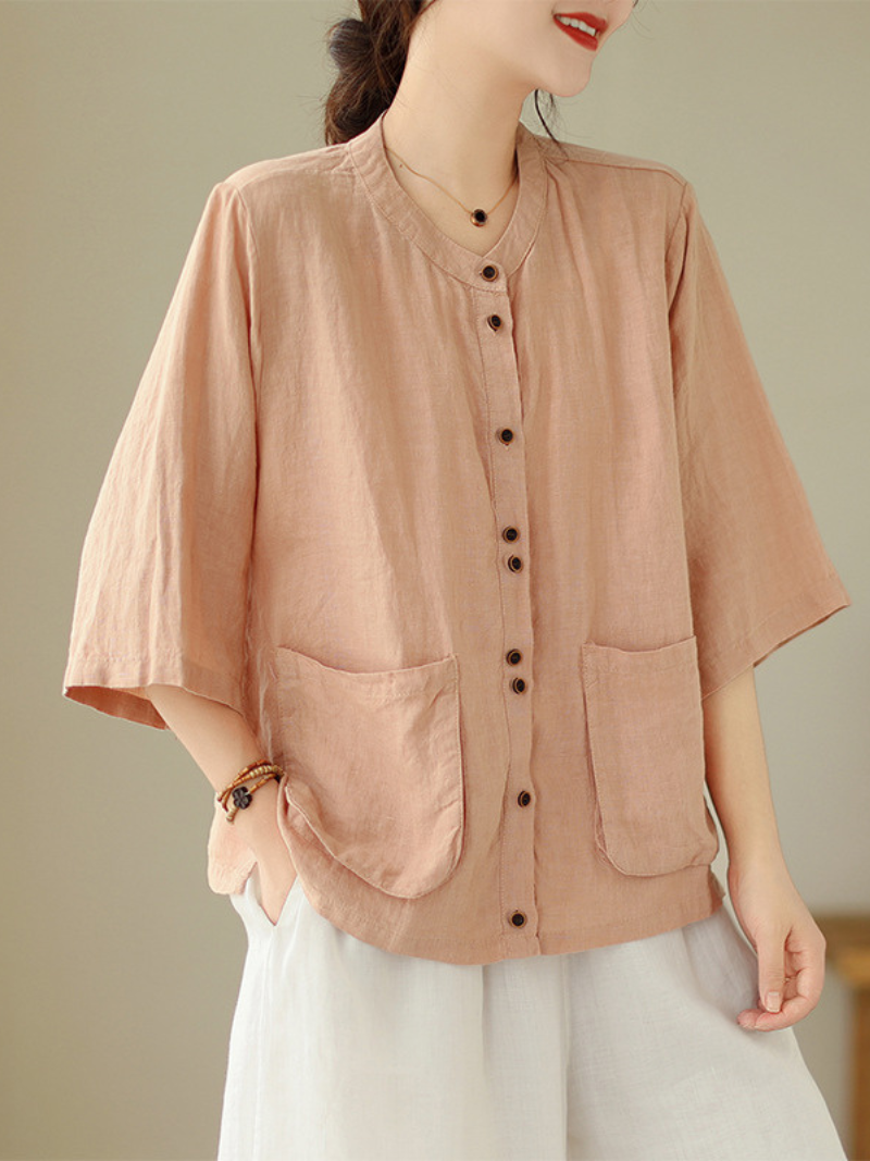 Women's Pink Shirt Tops