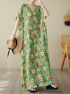 Women's Green Kaftan Dress