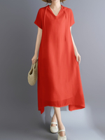 Sunlit Confidence Midi Dress — Flowy, Flattering Rayon-Blend for Everyday Elegance