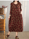 Women's printed A-Line dress