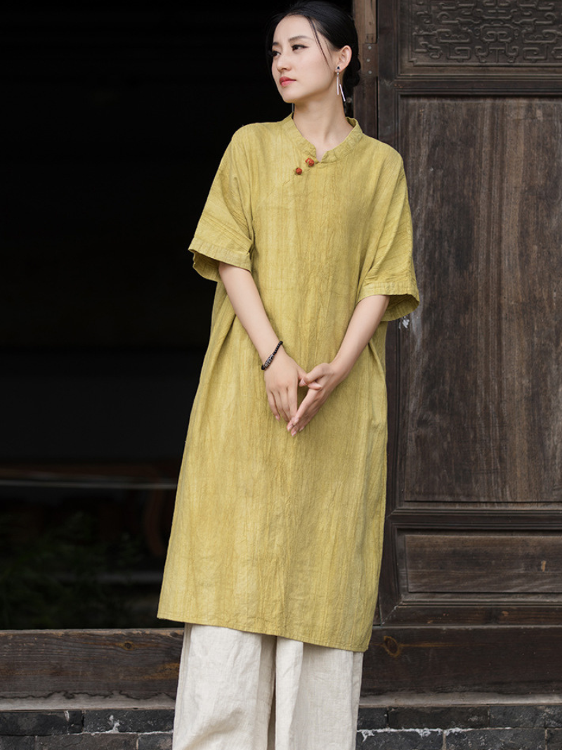 Woman Trendy Yellow Dress  