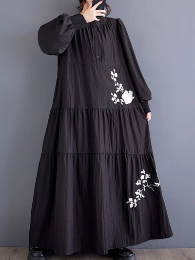 Women's Black A-Line Dress