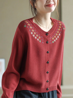 Women's Red Sweater