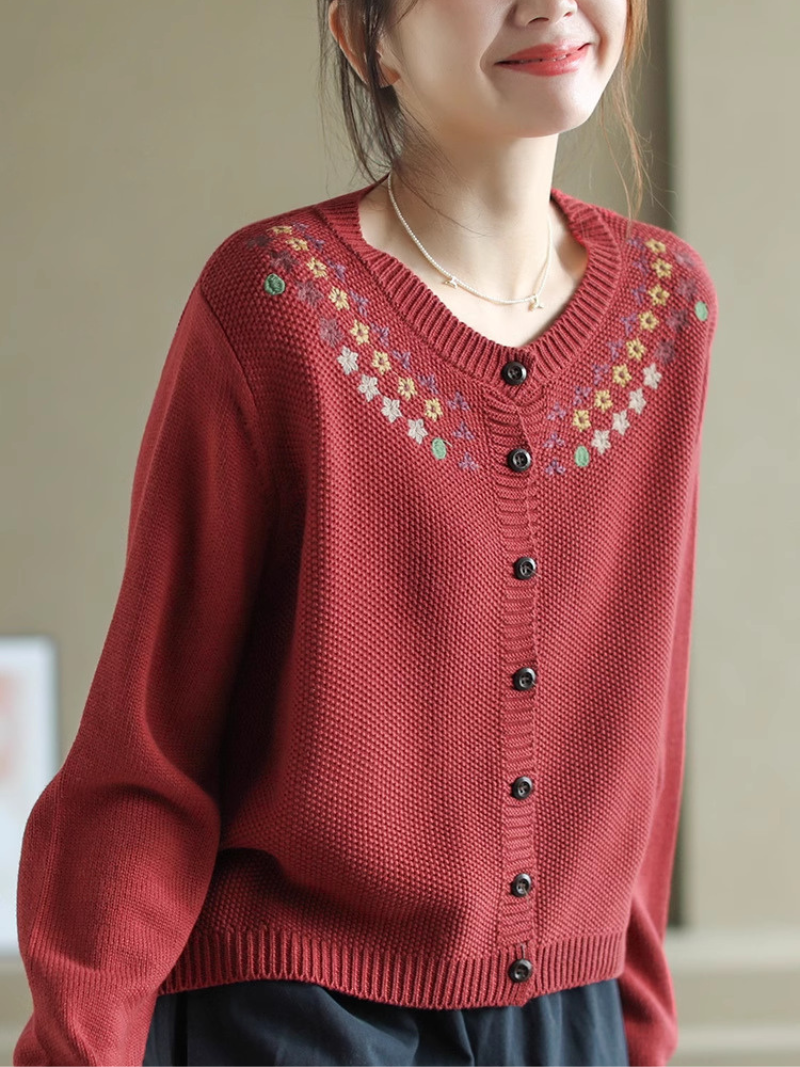Women's Red Sweater