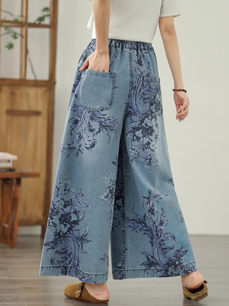 Women's Printed Loose Bottom 