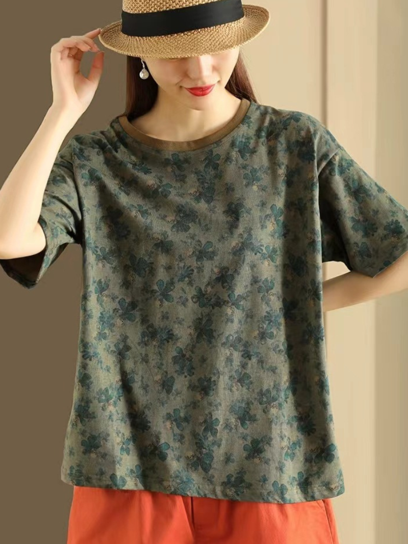 Women's Stylish Summer Wear Printed & Artistic Tops