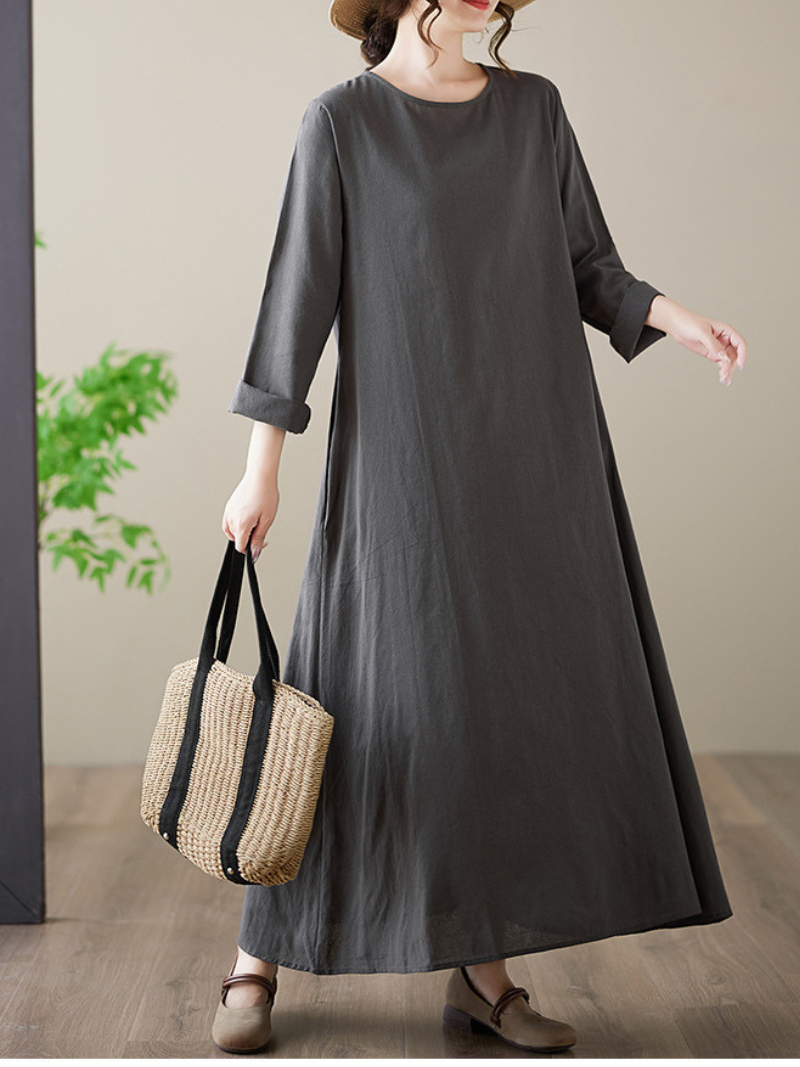 Women's Black A-Line Dress 