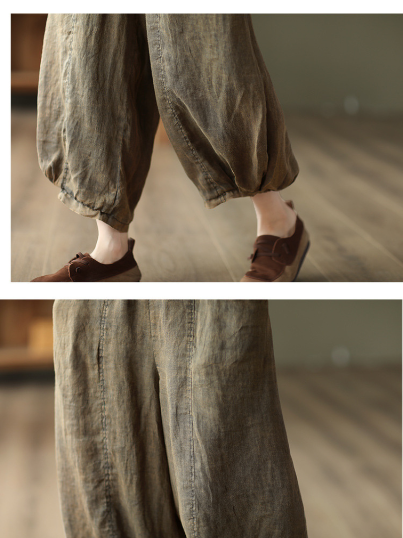 Women's Adjustable & Perfect Back Pocket Loose  Bottom