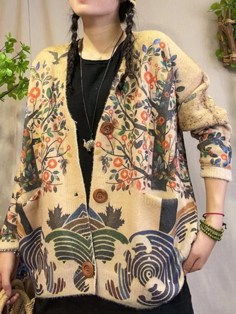 women's 3-Buttons Cardigans