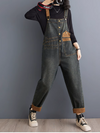 Women's High Waist Dungaree