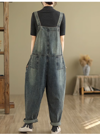 Women's Pocket Style Dungaree