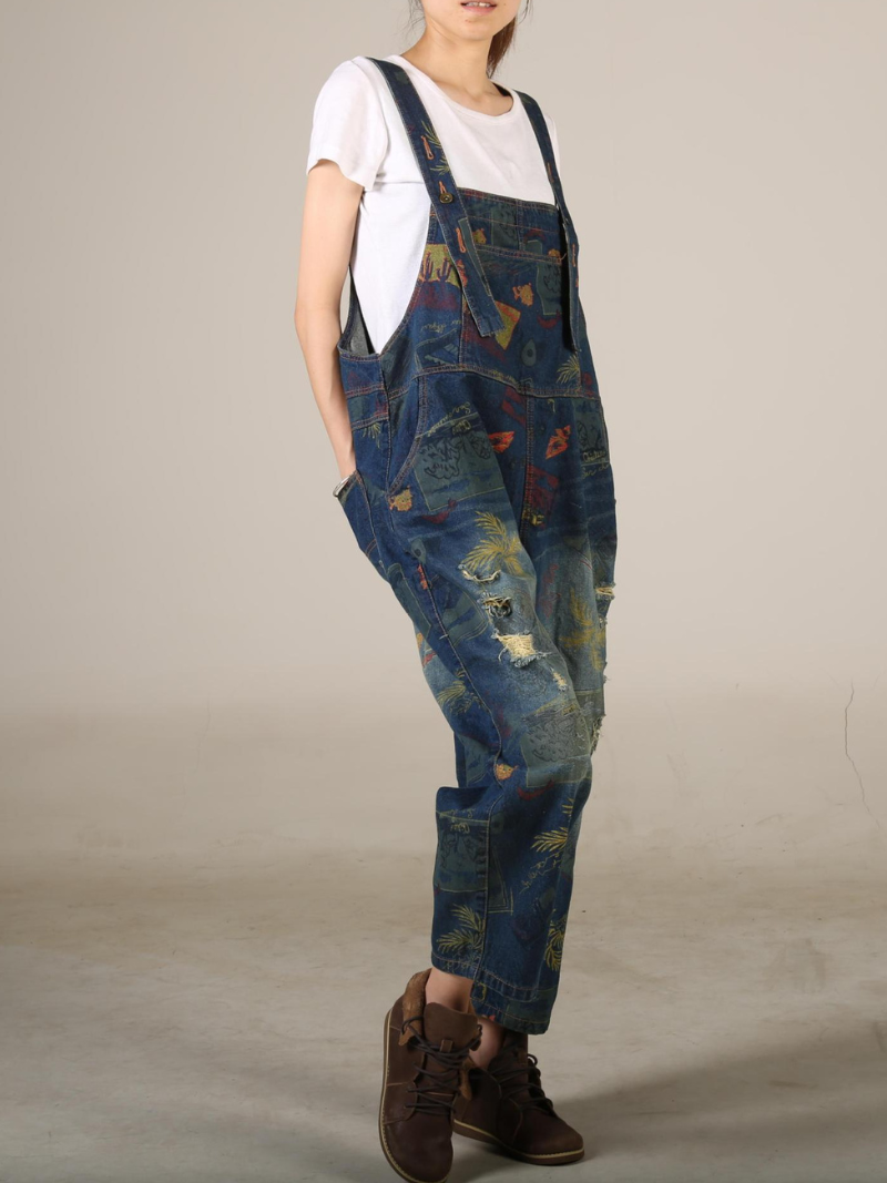 Women's Summer Comfy& Perfect Solid Color Overall Dungarees