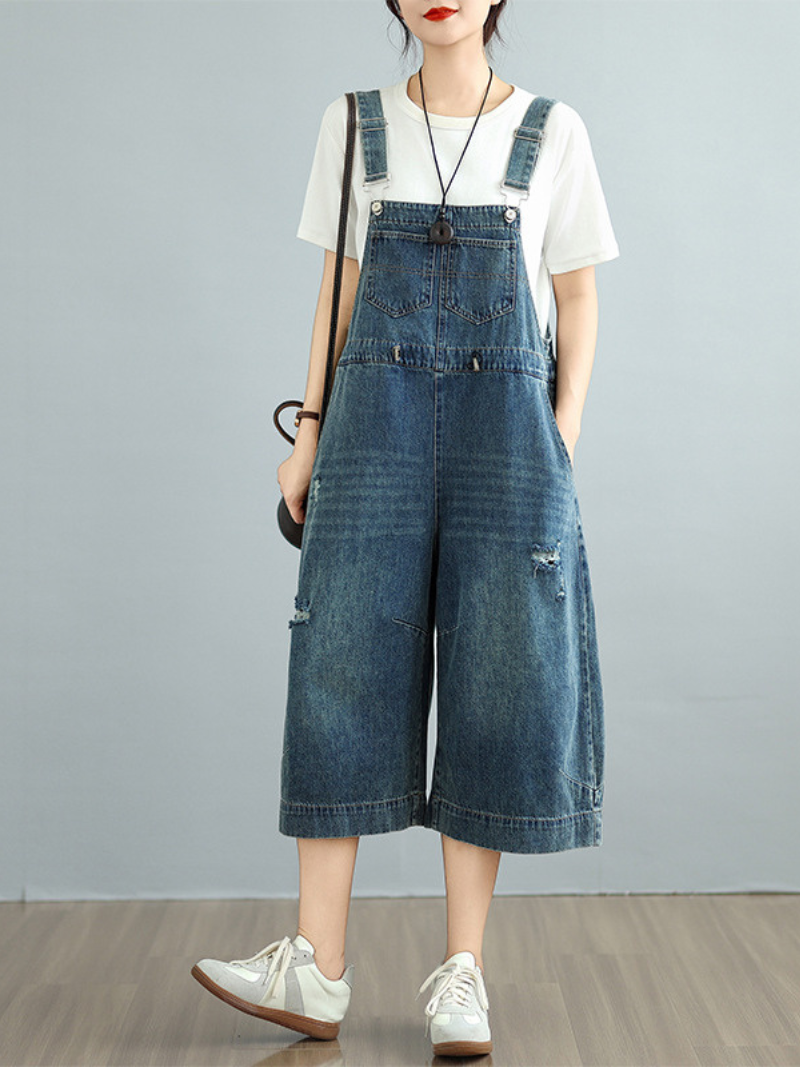 Women's Cool & Soft Pocket Style Bib's Dungarees