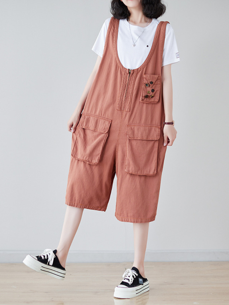 Women's side Pocket  Overalll