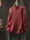 Women's Stylish Casual Wear Half Turtleneck Collar Sweater