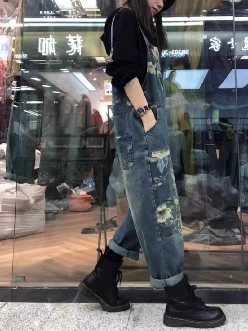 Women's Summer Loose Dungaree 