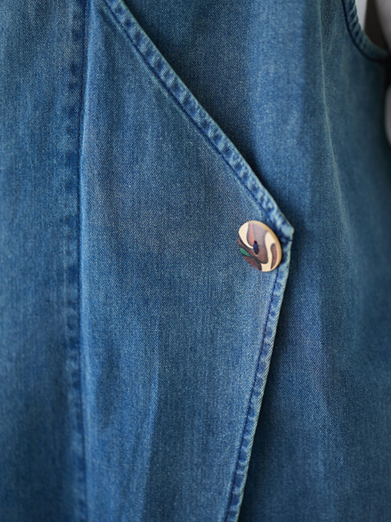 button closure women's jumpsuit