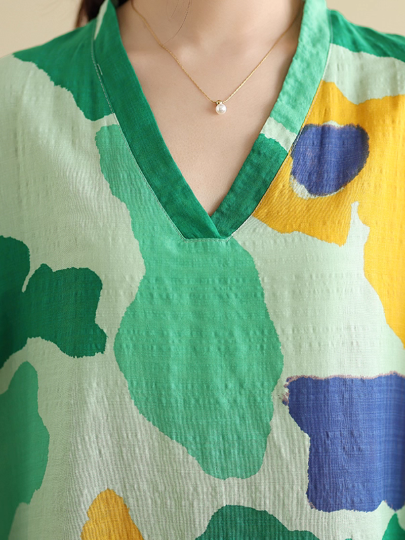 Women's V-Neck Dress 