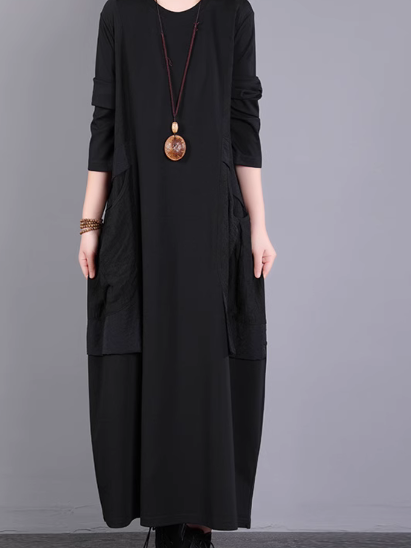 Women's Casual & Stylish Crew Neck Maxi Dress