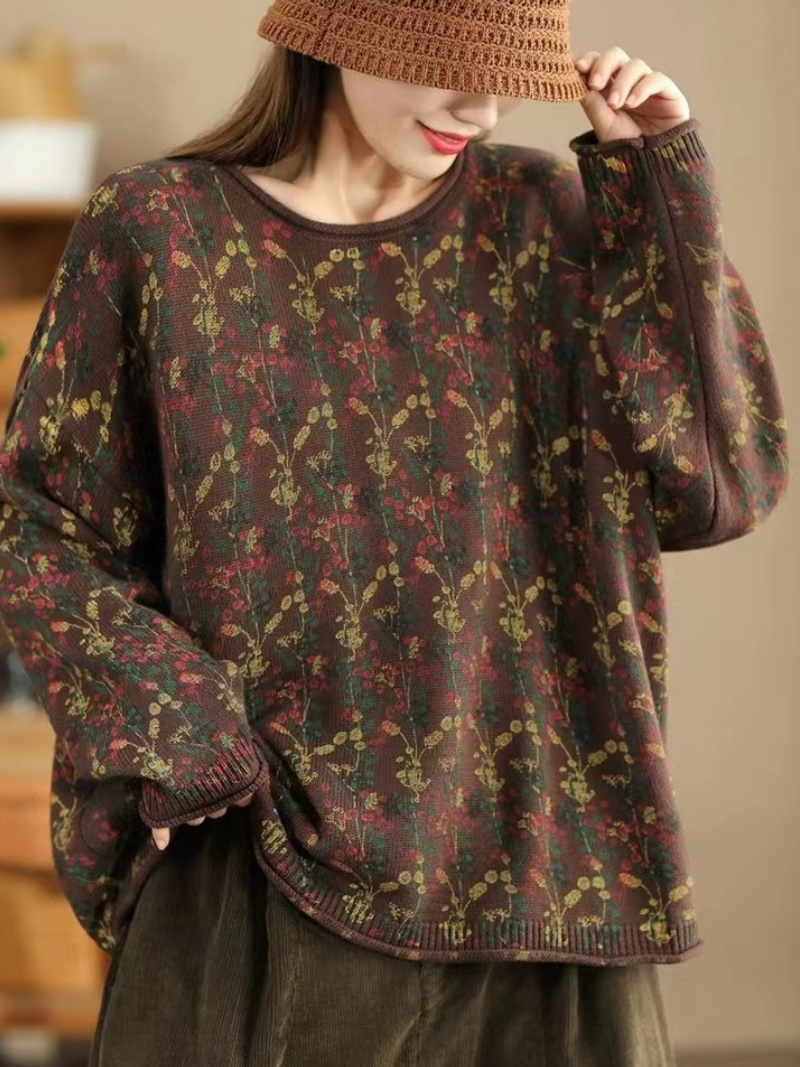 Women's Comfy Coffee Sweater