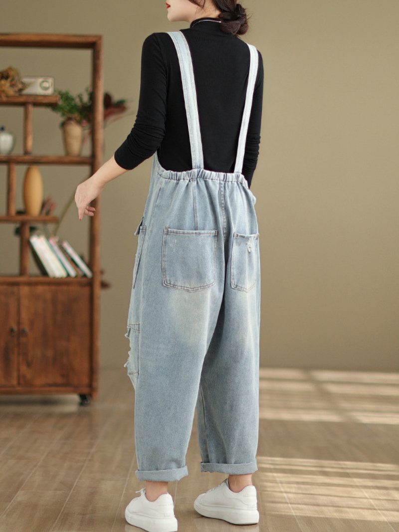 Women's Denim Overalls