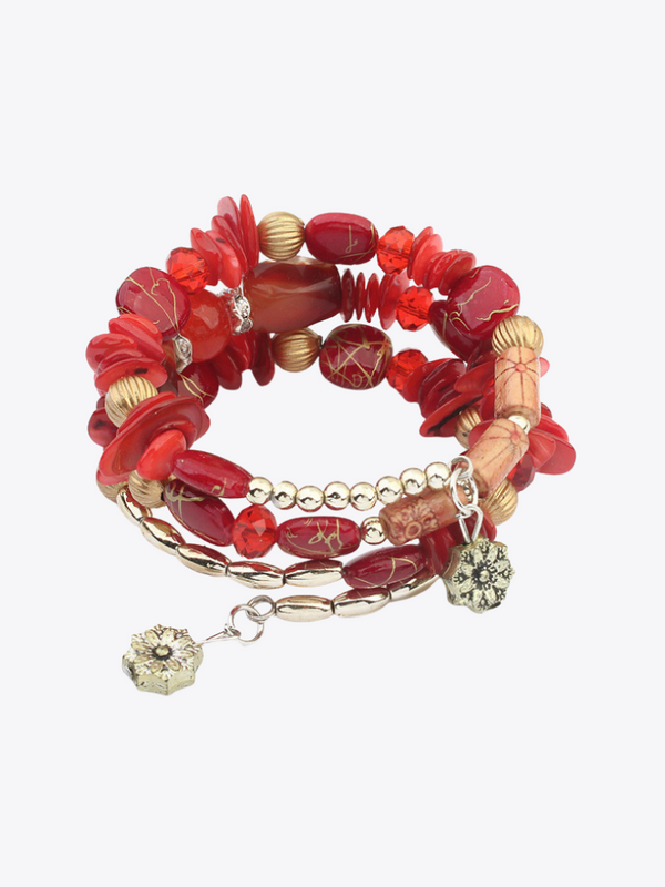 Armband Vintage Lycopodium Onyx Perlenarmband