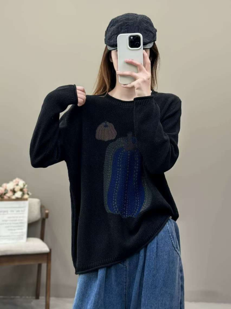 Women's Black Sweater 