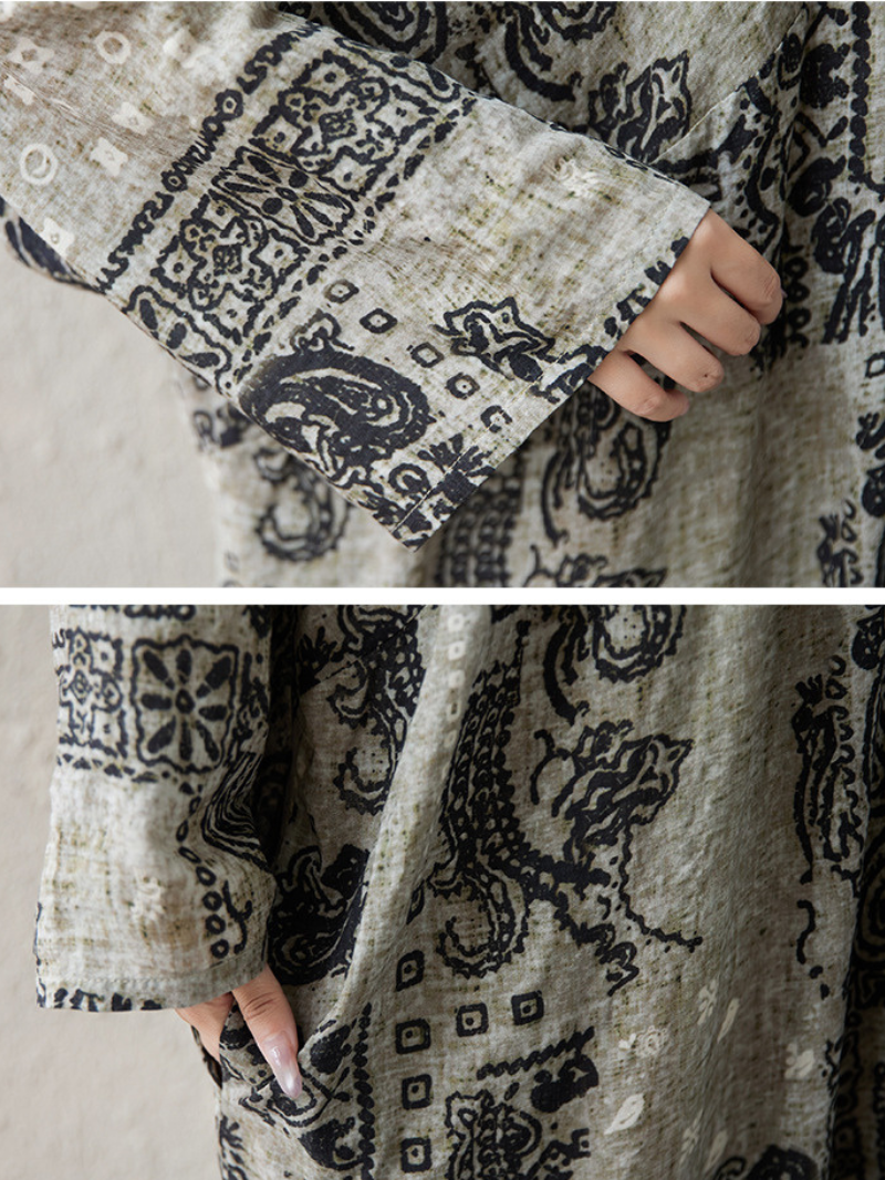 Women's a-line Kaftan Dress 