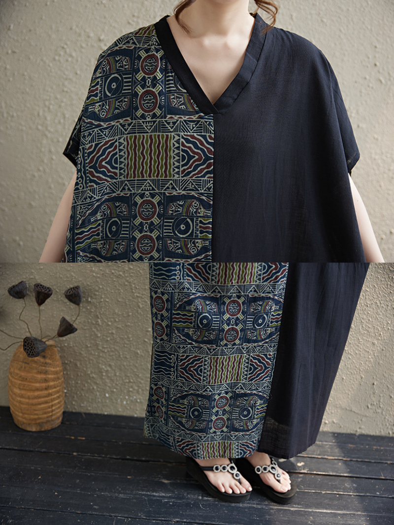 Women's Summer Perfect & Lightweight Kaftan Printed Dress
