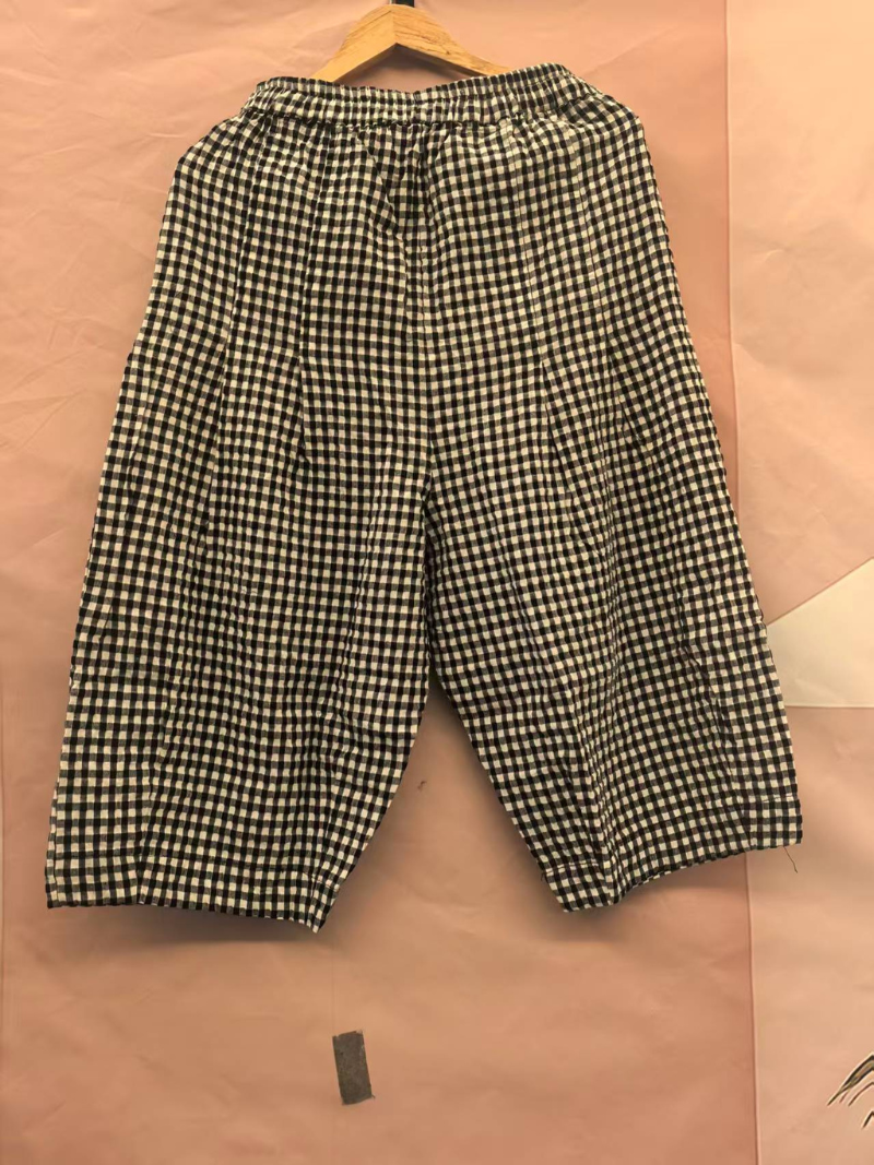 Lightweigh Women Welf lâche décontracté et le fond à carreaux